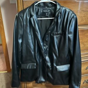 Rachel Zoe leather blazer